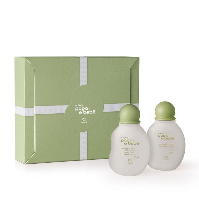 Kit Miniatura Colonia e Sabonete Líquido 50ml versão Papai Bebê